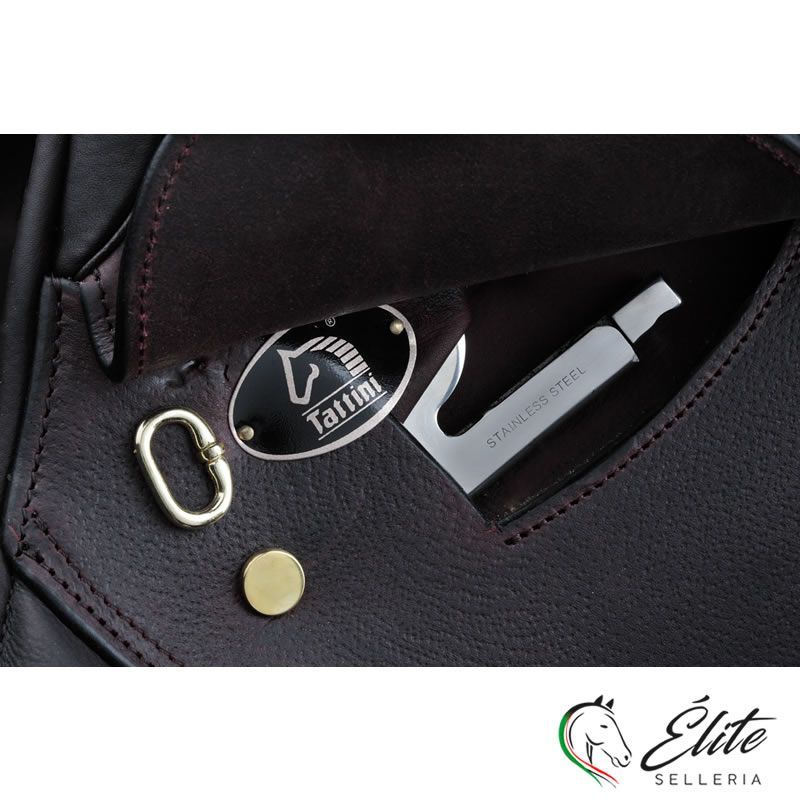 SELLA TATTINI NUOVA BRISTOL MARRONE, selleria online Élite del cavallo, Palermo