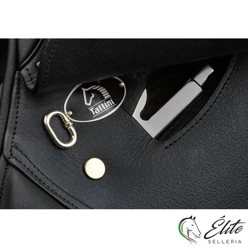 SELLA TATTINI NUOVA BRISTOL NERO, selleria online Élite del cavallo, Palermo