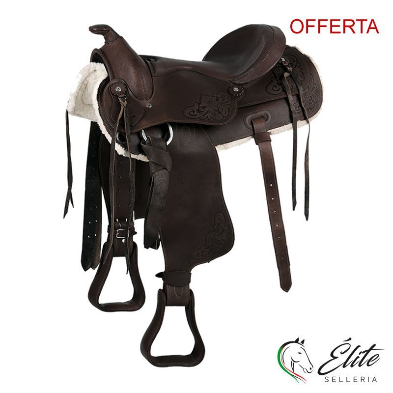 Monta western, Selle Western - vendita online SELLA WESTERN PONY - marca: Tattini - Selleria Élite del cavallo - Palermo - Sicilia- Italia