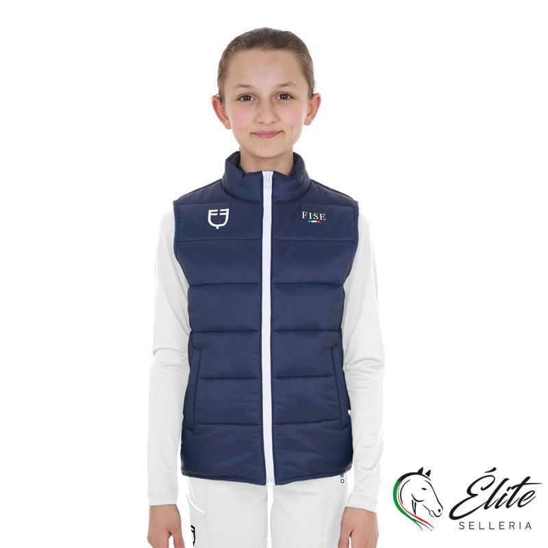 Vendita online SMANICATO UNISEX BAMBINI SLIM FIT EQUESTRO X FISE NAVY BLAZER - Selleria Élite del cavallo - Palermo - Sicilia- Italia