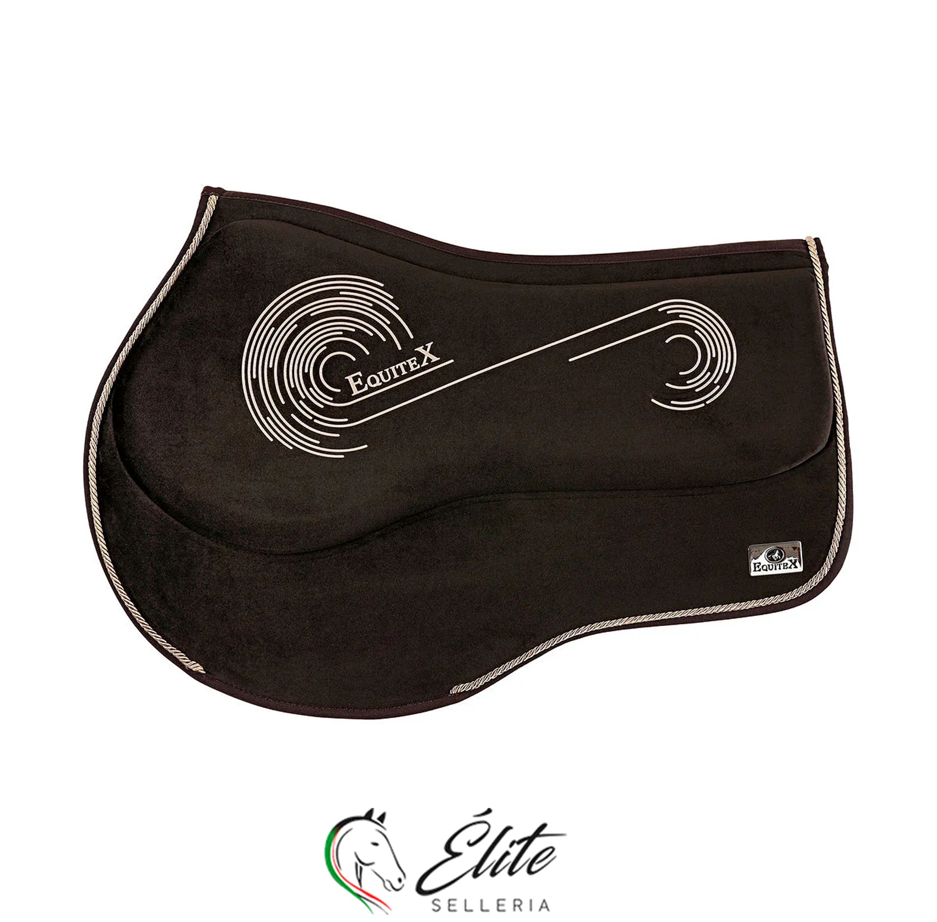 Vendita online Sottosella Halla velluto con grip Marrone - Selleria Élite del cavallo - Palermo - Sicilia- Italia