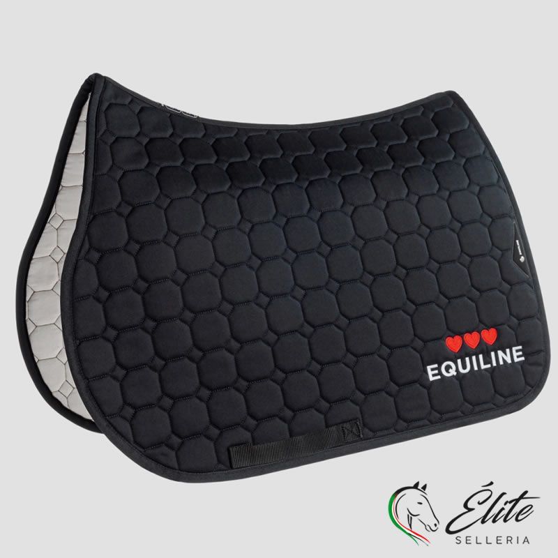 CUPIDO - SOTTOSELLA JUMPING (DA SALTO) OCTAGON CON I CUORI NERO