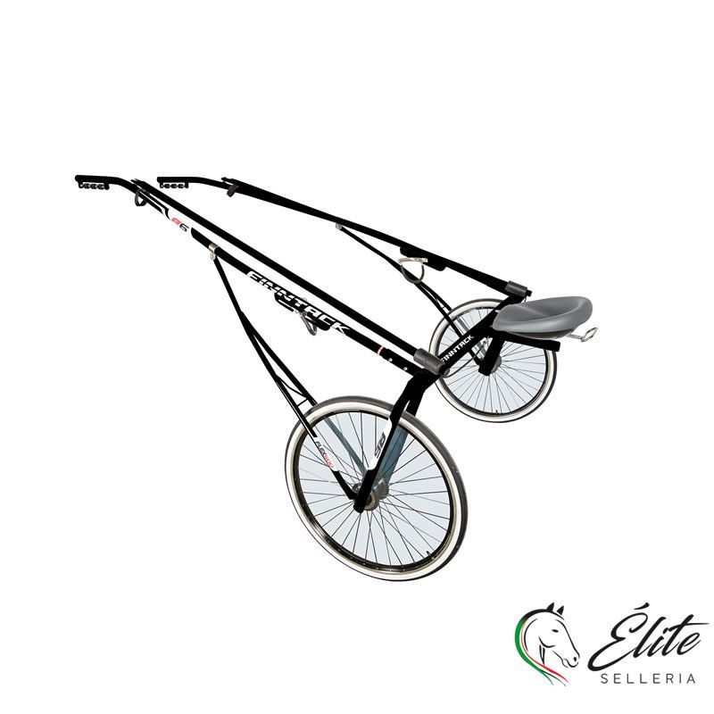 SULKY FINNTACK R6 QH NERO CON ASSI IN ACCIAIO SENZA RUOTE