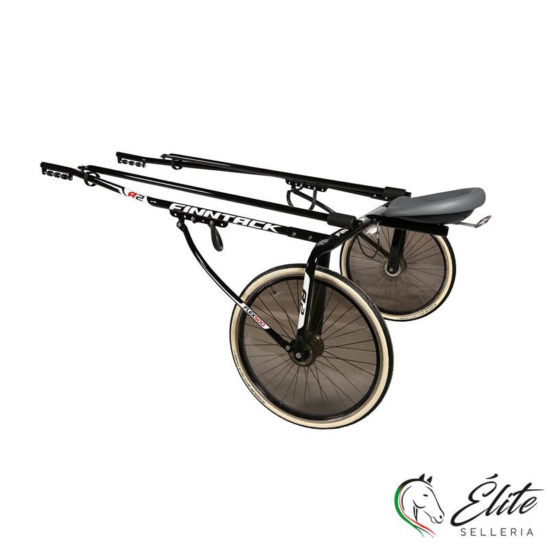 SULKY FINNTACK R2 QH PONY NERO SENZA RUOTE
