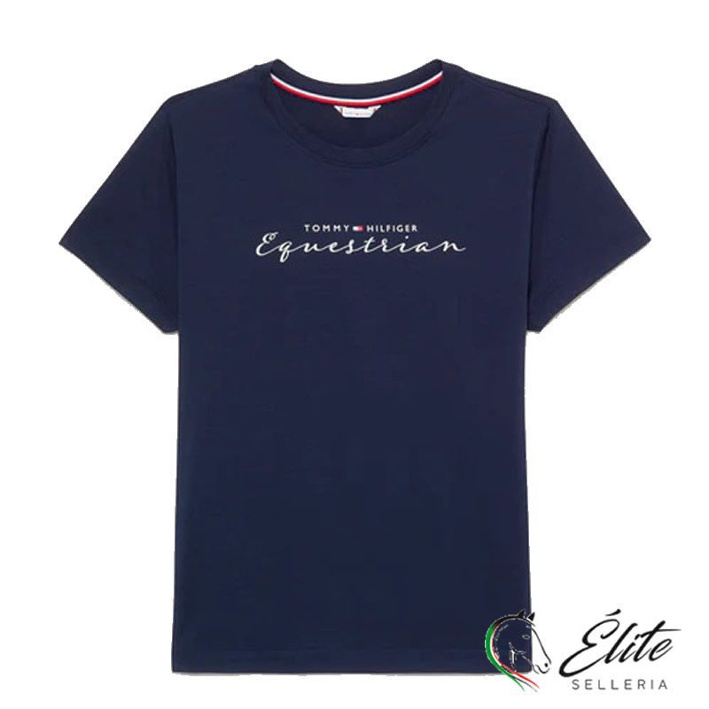 Monta inglese, Abbigliamento, T-shirt - vendita online T-SHIRT TOMMY HILFIGER BROOKLYN - marca: Tommy Hilfiger - Selleria Élite del cavallo - Palermo - Sicilia- Italia