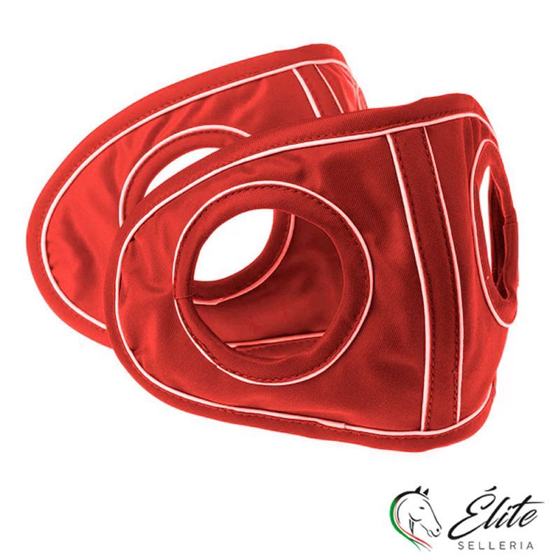 Trotto, Cuffini e Papaline,  - vendita online PAPALINA PONY ROSSA - marca: Finntack - Selleria Élite del cavallo - Palermo - Sicilia- Italia
