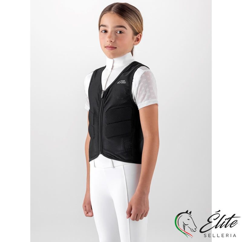 XCUDO - PARASCHIENA EQUITAZIONE NERO UNISEX BAMBINI