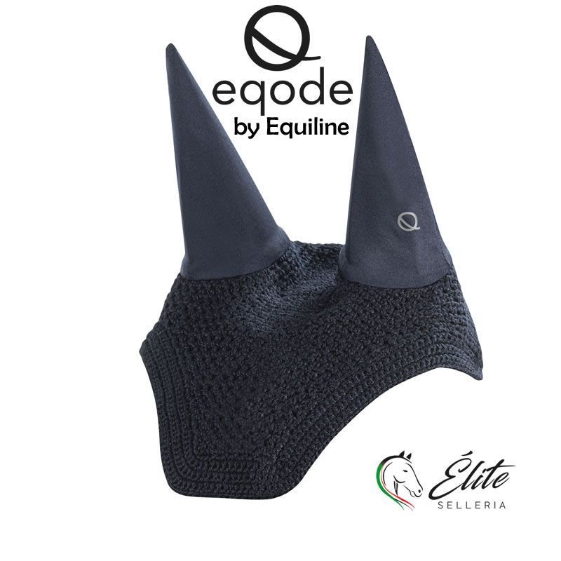 Monta inglese, Sottosella e Cuffiette, Cuffiette - vendita online Cuffia eqode by equiline blu navy - marca: Equode - Selleria Élite del cavallo - Palermo - Sicilia- Italia