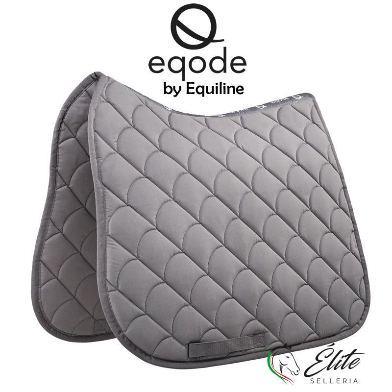 Monta inglese, Sottosella e Cuffiette, Sottosella - vendita online SOTTOSELLA EQODE By Equiline GRIGIO - marca: Equode - Selleria Élite del cavallo - Palermo - Sicilia- Italia