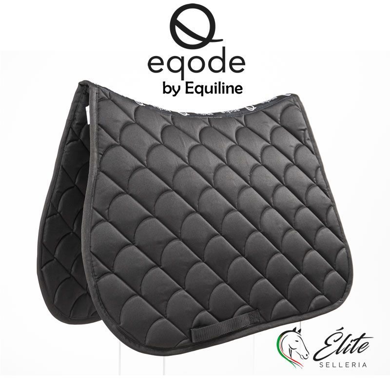 Monta inglese, Sottosella e Cuffiette, Sottosella - vendita online SOTTOSELLA EQODE By Equiline NERO - marca: Equode - Selleria Élite del cavallo - Palermo - Sicilia- Italia