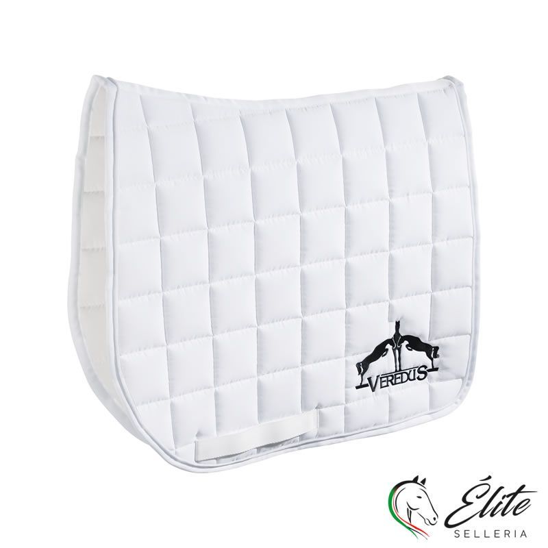 Vendita online SADDLECLOTH MICROFIBER DRESSAGE WHITE - Selleria Élite del cavallo - Palermo - Sicilia- Italia